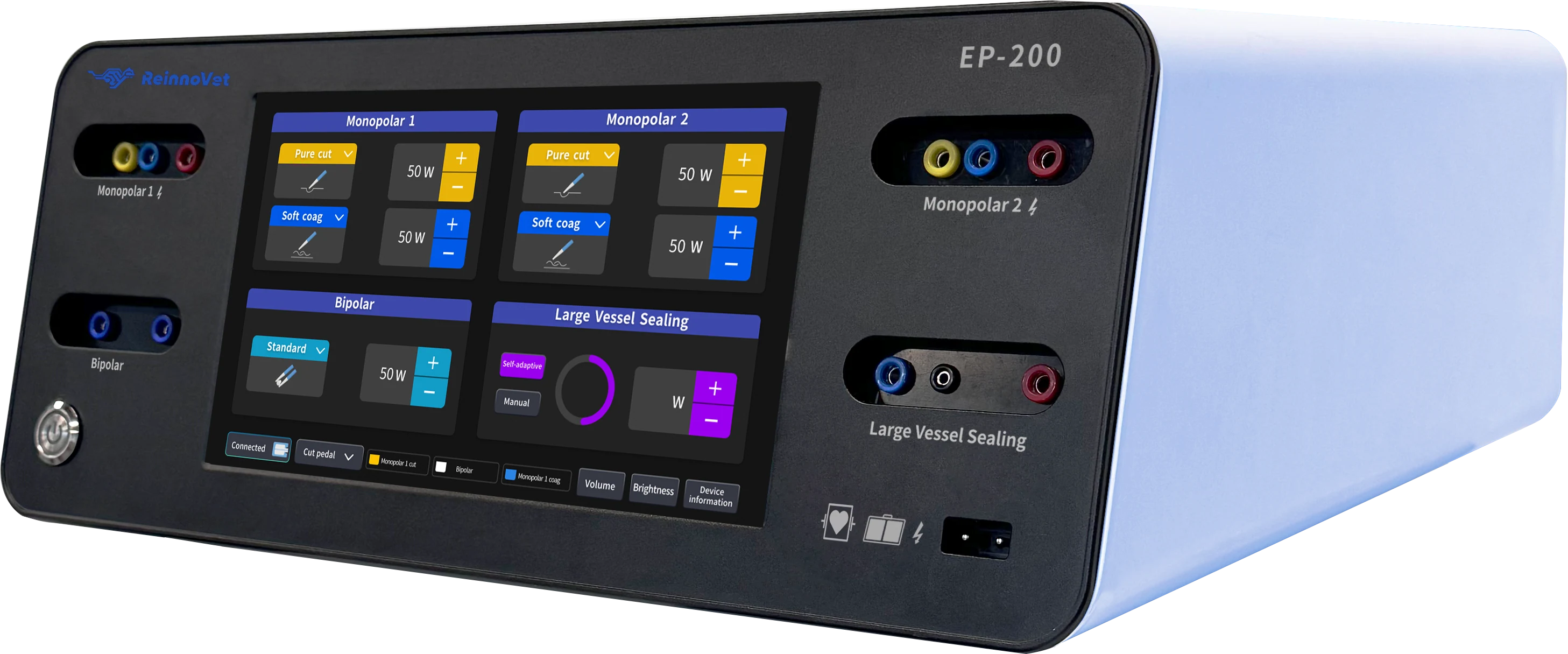 EP-200 veterinary electrosurgical energy platform front view