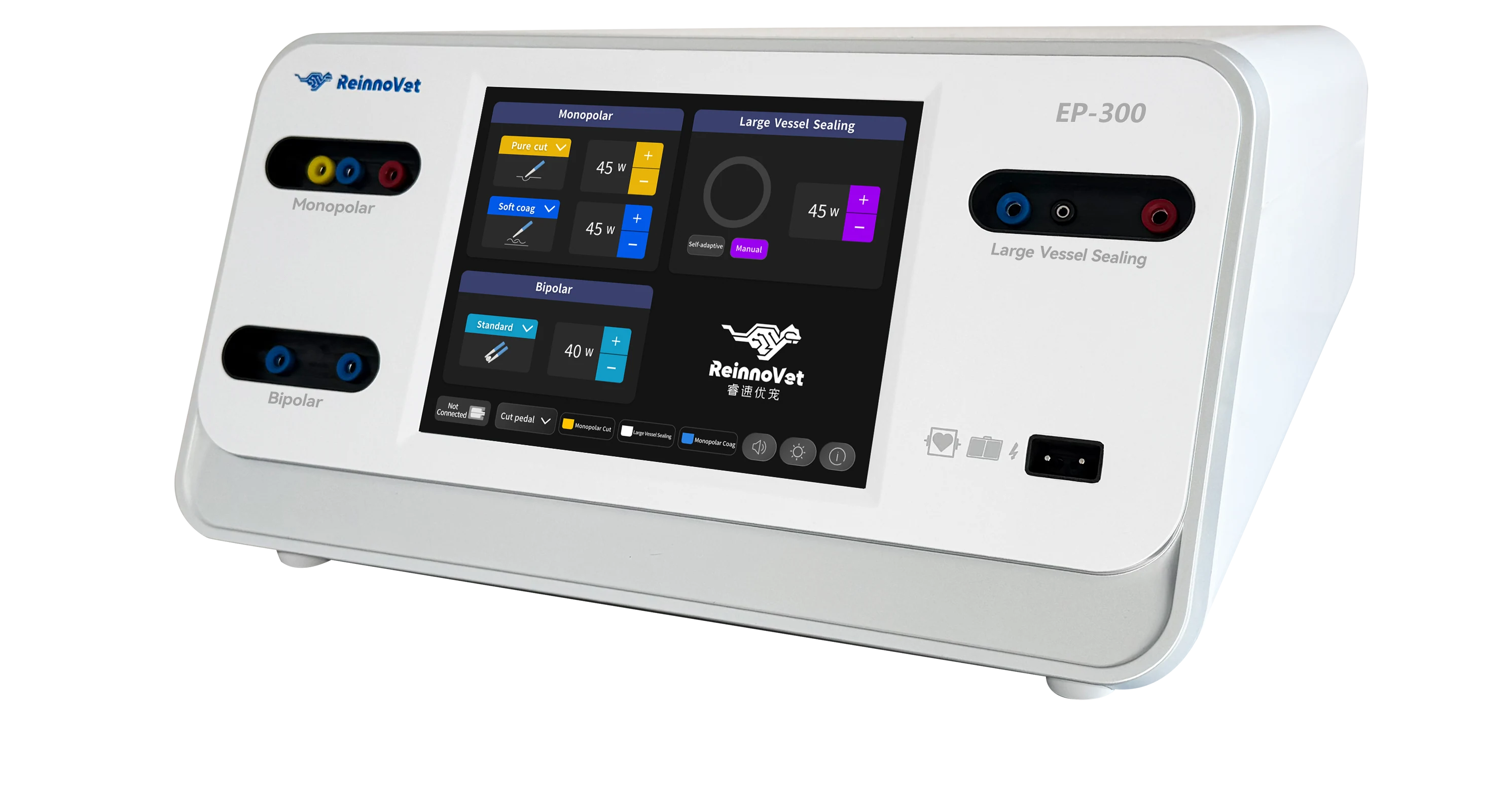 EP-300 veterinary electrosurgical energy platform front view