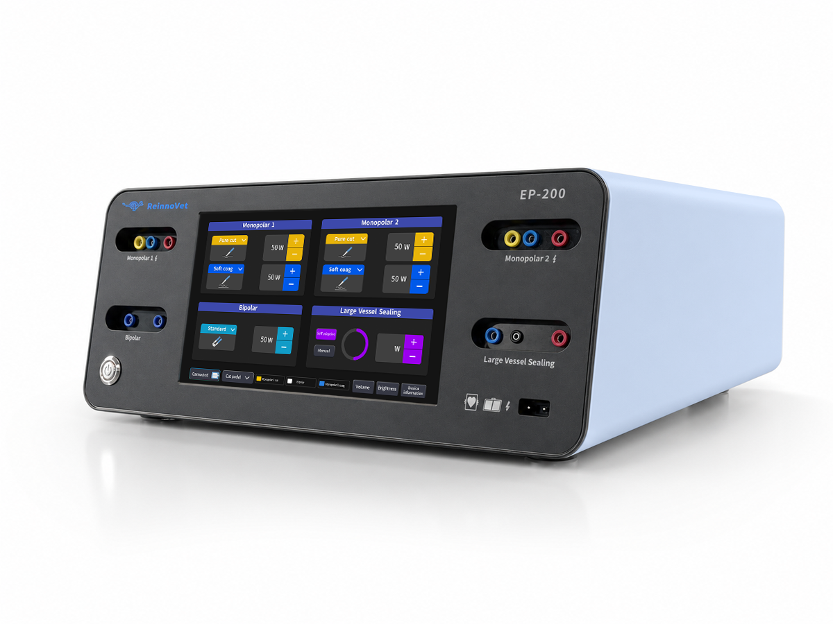 EP-200 veterinary electrosurgical energy platform front view