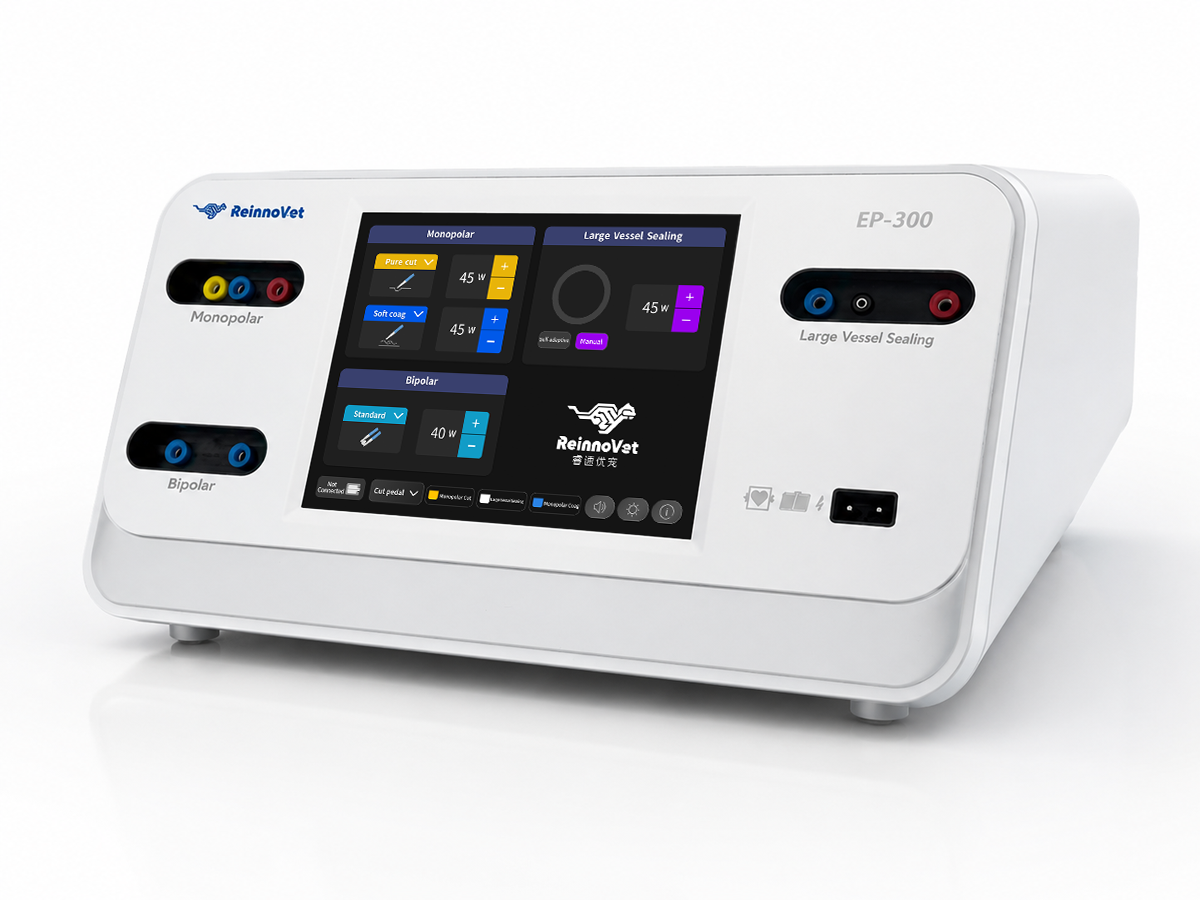 EP-300 veterinary electrosurgical energy platform front view
