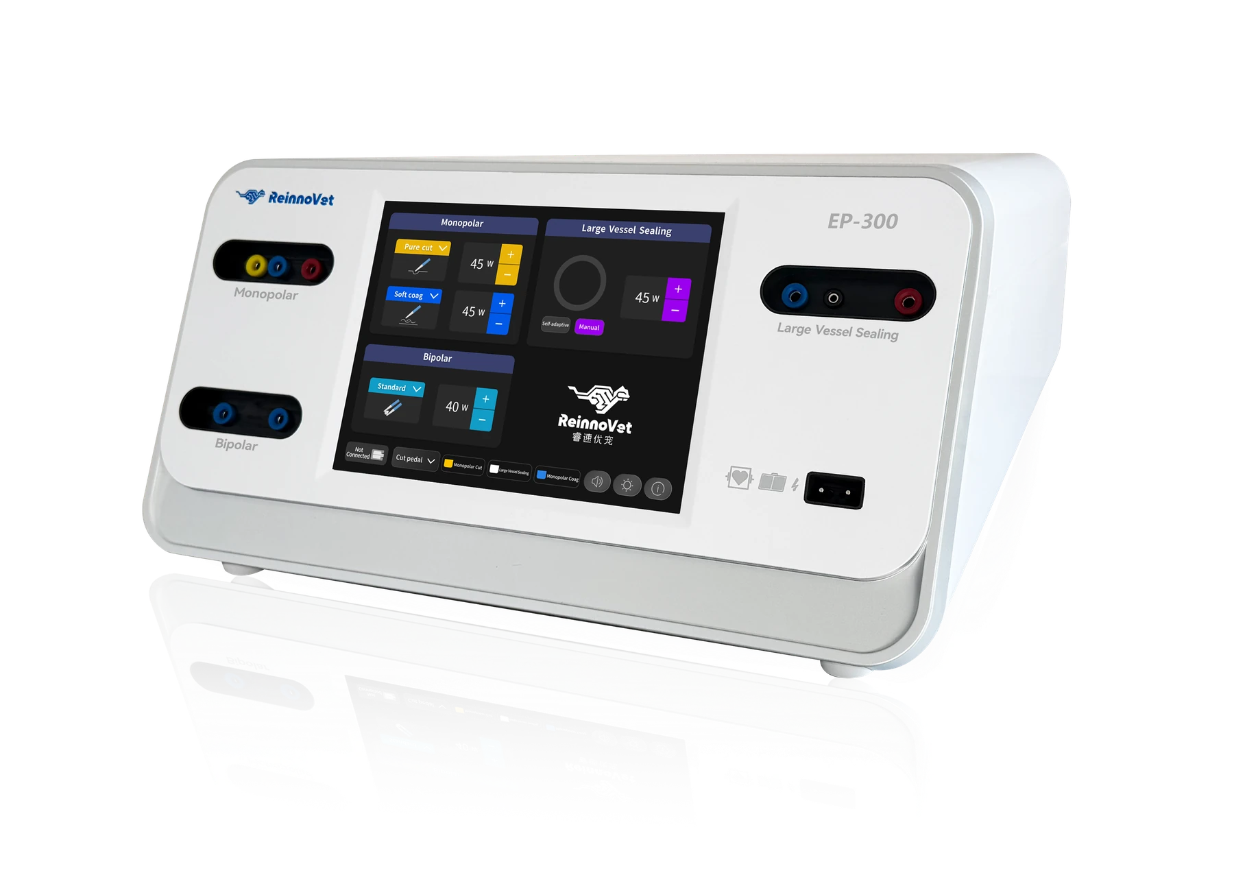 EP-300 white compact console with one monopolar port