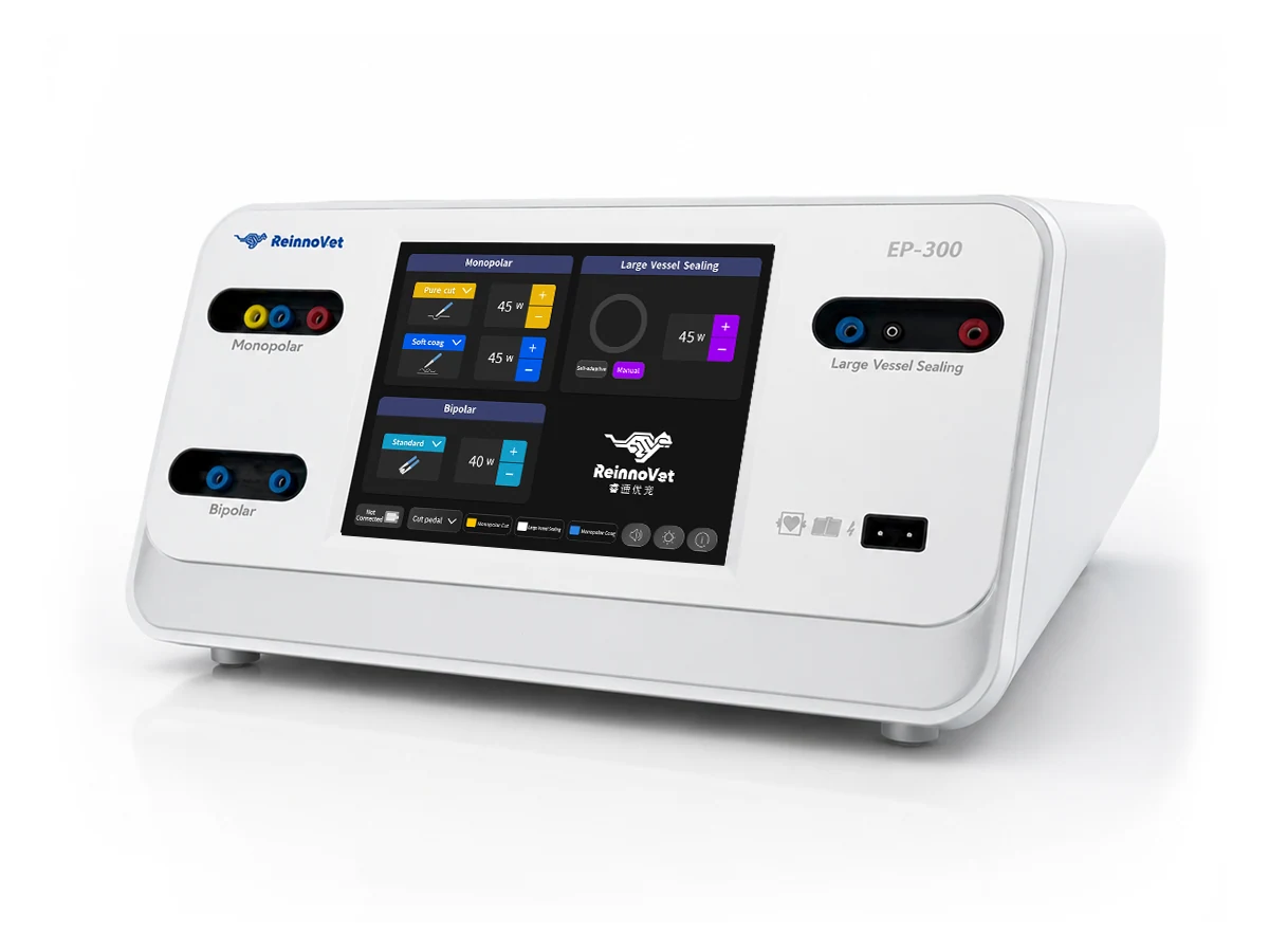 EP-300 veterinary electrosurgical energy platform front view