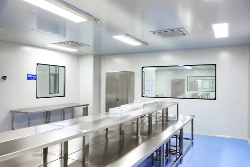 Clean manufacturing and product inspection workspace